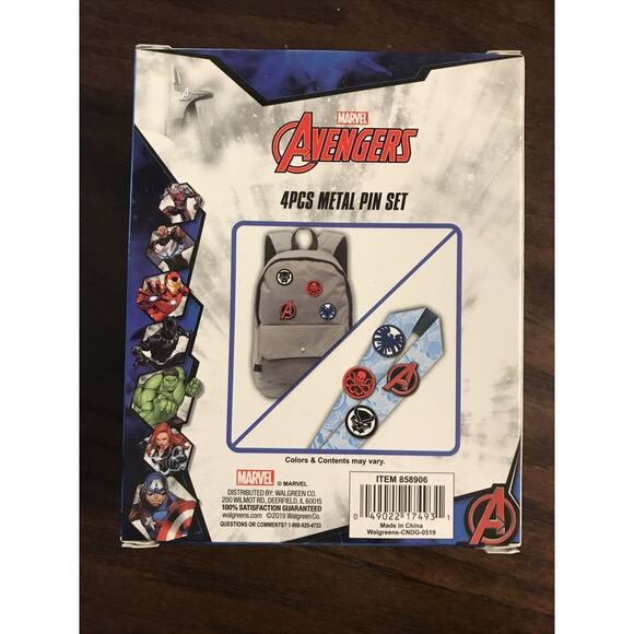 Avengers Pin Set - Avengers/SHIELD/HYDRA/Wakanda NIB - Picture 2 of 2